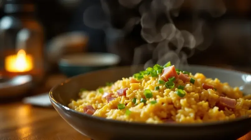 深夜食堂的暖心蛋炒饭，粒粒分明 - 小小影院美食短视频封面